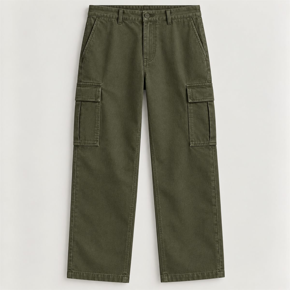 Canvas Cargo Pant in Olive