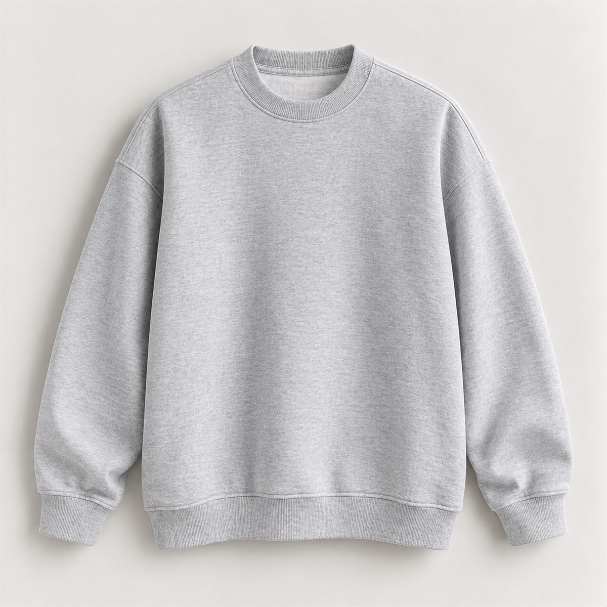 Heavyweight Crewneck in Heather Grey