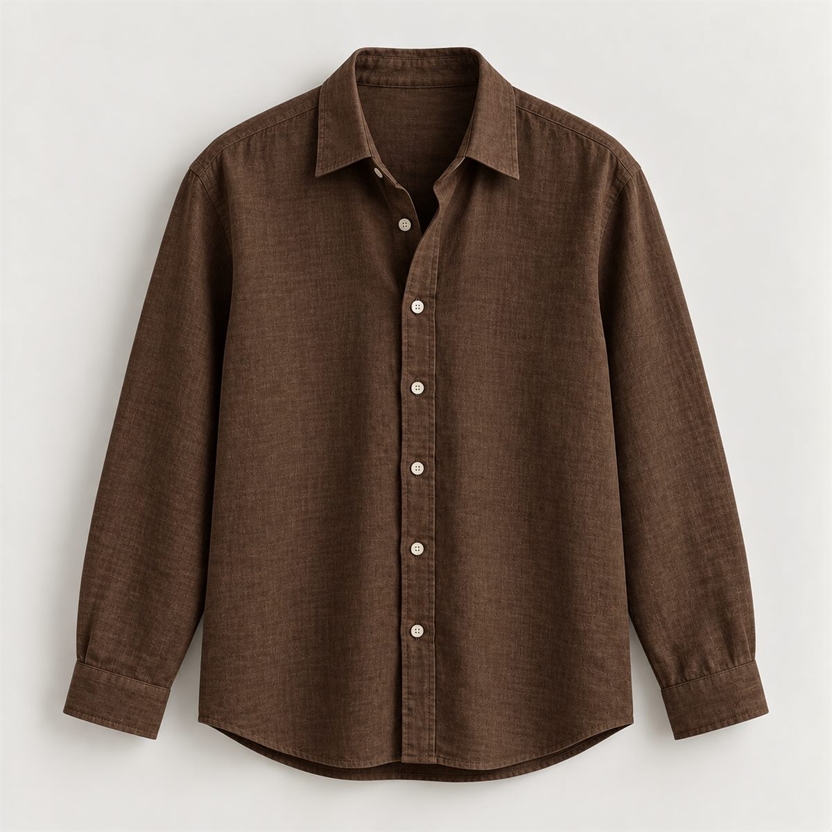 Linen Shirt in Chocolate